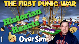 The First Punic War - OverSimplified (Part 1) - Historian Reacts