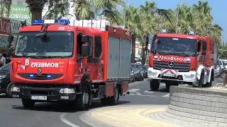 *MALLORCA SPECIAL!*  SCREAMING TYRES from Police Cars, Fire Engines & Ambulances Responding