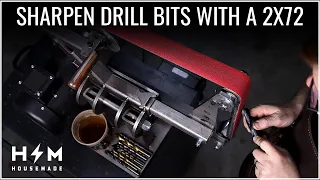 How to: Sharpen Drill Bit with a 2x72 Belt Grinder