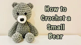 How to crochet a Bear 🐻 / Crochet Plush bear/ Easy Crochet/Amigurumi tutorial for beginners.