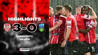 HIGHLIGHTS - Derry City 3-0 UCD - SSE Airtricity League - 02/09/2022