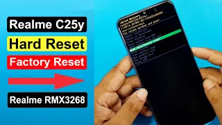 Realme C25y Hard Reset & Wipe Data | Realme C25y RMX3268 Factory Reset by Recovery Mode Without Pc |