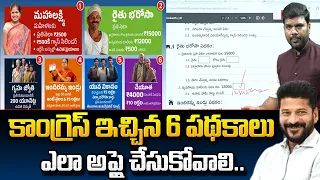 Congress 6 Guarantees Application Form Step By Step Registration Process | SumanTV