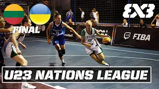 Lithuania vs Ukraine | Women's Final - Full Game | FIBA 3x3 U23 Nations League 2021