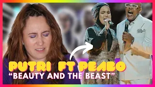 Putri Ariani ft Peabo Bryson "Beauty and the Beast" | Mireia Estefano Reaction Video