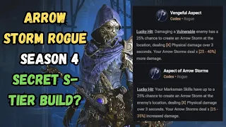 INSANE Arrow Storms - Season 4 Rogue Build Guide Diablo 4