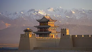 Западные ворота Китая: город-застава Цзяюйгуань. Видео крепости с квадрокоптера.