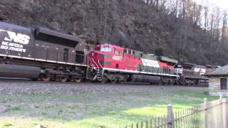 NS Mainline Trains & Amtrak @ Horseshoe Curve Altoona, PA