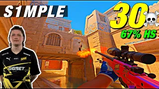 s1mple anubis ACE faceit game POV! 🥵