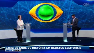 Band tem 30 anos de história em debates presidenciais