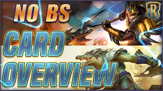 NEW CARDS* Shurima NO B.S. Card Overview ( Jarvan IV + Renekton Days 1 - 3 ) | Legends of Runeterra