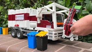 Custom Toy Garbage Trucks: In Action, On Route!