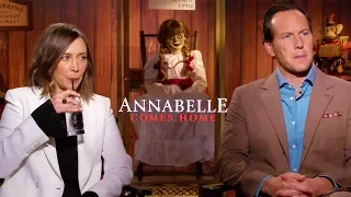 ANNABELLE COMES HOME Vera Farmiga & Patrick Wilson Interview