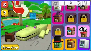 Green Crocodile Outfit Wheel of Fortune - Super Bear Adventure Gameplay Walkthrough