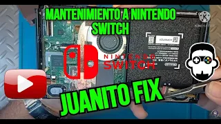 Mantenimiento completo y cambio de pasta térmica a  Nintendo Switch / Change thermal paste of Switch