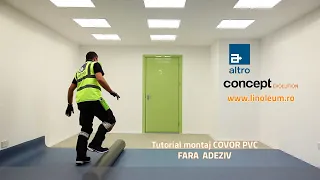 Tutorial montaj COVOR PVC Altro fara adeziv | linoleum.ro