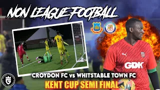 BIG G - 'KENT CUP SEMI FINAL' - NON LEAGUE FOOTBALL EP 45: Croydon FC vs Whitstable Town Fc