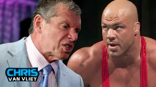 Kurt Angle tells a story about Vince McMahon trying to fight him