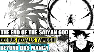 Beyond Dragon Ball Super: The End Of The First Super Saiyan God! Beerus Remembers Yamoshi!