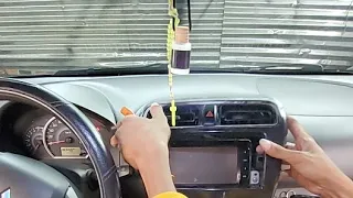mitsubishi mirage android stereo headunit installation