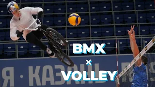 BMX skills in VOLLEY | Amazing volleyball | Zenit-Kazan x Irek Rizaev