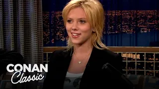 Scarlett Johansson’s First Paid Acting Gig Was On “Late Night” | Late Night with Conan O’Brien