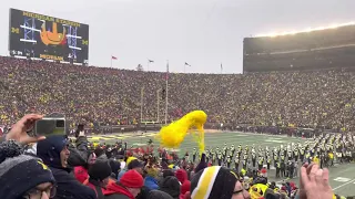 WOW! Nov 27, 2021- Michigan vs Ohio St Football game - James Earl Jones intro “We are Michigan”