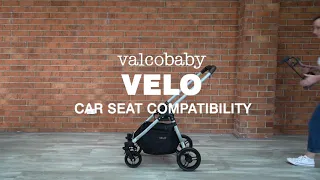 Velo Pram Stroller Demo: Car Seat Compatibility | Valcobaby