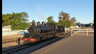 The Pichi Richi Railway Afghan Express at Port Augusta.