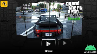 GTA SA DirectX 5.0 Android RTX Modpack | Immersive Graphics Modpack| GTAXIS