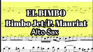 El Bimbo Alto Sax Sheet Music Backing Track Play Along Partitura