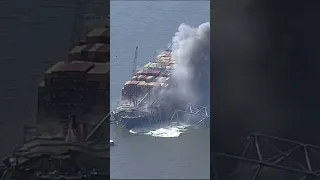 Baltimore Key Bridge explodes in controlled demolition | FOX 5 DC