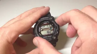 Casio G-Shock (GW-7900) | View Tide and Moon data (basics)