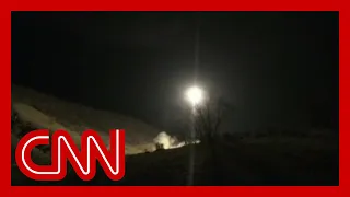 Video appears to show Iranian missiles fired into Iraq bases