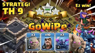 Hero Kamu Level Rendah? Ga Masalah! Cobain Kombo Darat yang satu ini - Strategi TH 9 | COC Indonesia