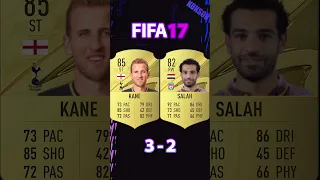 KANE VS SALAH FIFA COMPARISON #shorts #football #fifa10 #fifa23