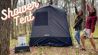 OFF GRID SHOWER TENT REVIEW | Joolca Ensuite Double