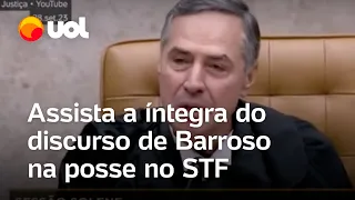 Posse do Barroso: paridade de gênero, união e mais: a íntegra do discurso do novo presidente do STF