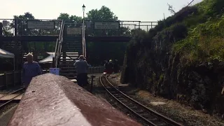 Blanche entering Tan - y - bwlch station