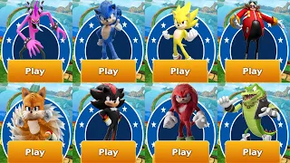 Sonic Dash 2 Sonic Boom - All Characters Unlocked - Run Gameplay