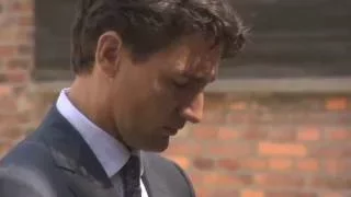 Justin Trudeau Visits Auschwitz