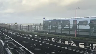 SWR Class 484 Departing Ryde Esplanade Bound For Ryde Pier Head! Isle of White Island Line