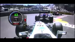 F1 Monaco 2013 Hamilton onboard lap
