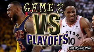 Cleveland Cavaliers vs Toronto Raptors - Full Game | Game 2 | May 3, 2018 | NBA Playoffs | NBA 2K18