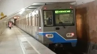 Ока №37004 отправляется со станции Третьяковская