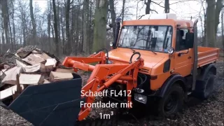 Unimog U1200 im Wald