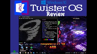 Twister OS review raspberry pi 4 windows 10 theme