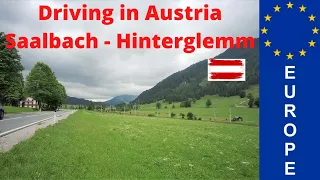 Driving in Austria: Saalbach Hinterglemm - Leogang Mountains - Grosser Asitz