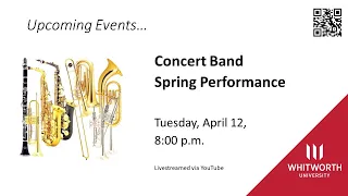 Whitworth Concert Band Spring Concert