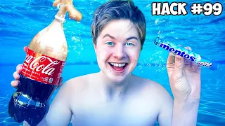 100 Life Hacks In 24 Hours!